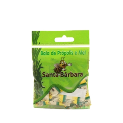 Bala Santa Barbara Própolis Mel 10 Unidades