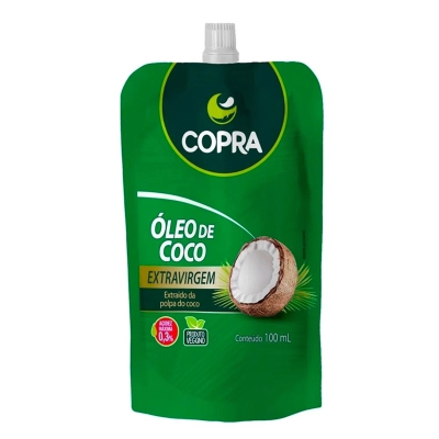 Óleo de Coco 100mL Extravirgem Pouch