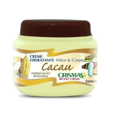 Creme Hidratante Crismas 230g Mãos/Corporal Cacau