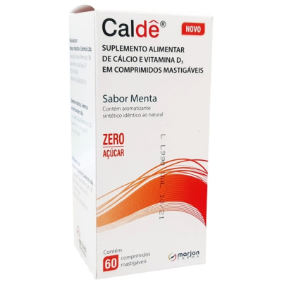 Calde 60 Comprimidos Mastigáveis