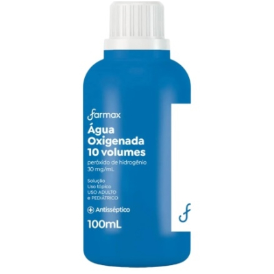 Água Oxigenada 10 Volumes 100mL Farmax