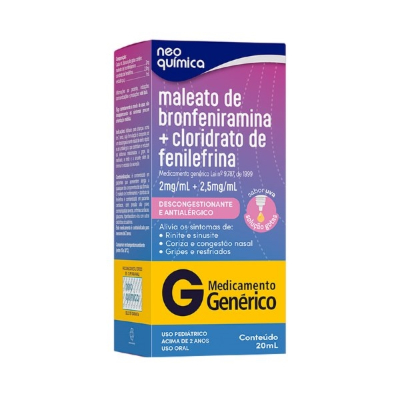 Bronfeniramina+Fenilefrina Gotas 20mL