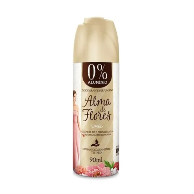 Desodorante Alma de Flores 90mL Flores Brancas