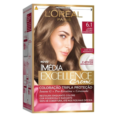 Tintura Imedia 61 Louro Escuro Acinzentado