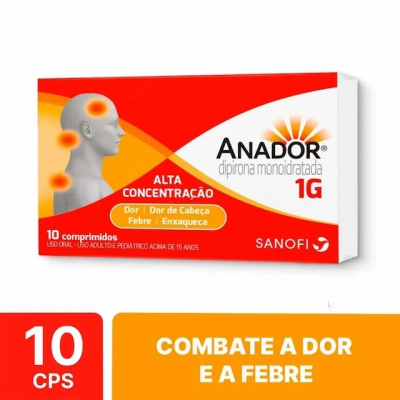 Anador 1g 10 Comprimidos