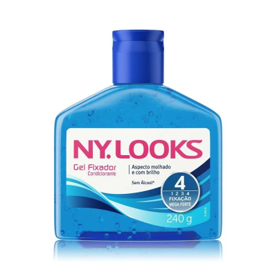 Gel Fixador Ny Looks 240g Azul Mega