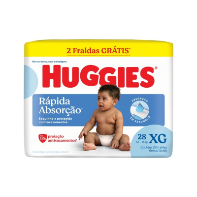 Fralda Huggies Disney XG 28 Unidades Mega