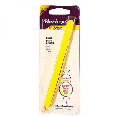 Lixa Unha Merheje 6 Unidades Basic