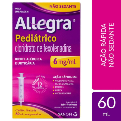 Allegra Suspensão Pediátrico 60mL