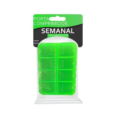 Porta Comprimidos 8 Divisões