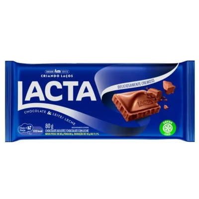 Lacta Ao Leite 80g