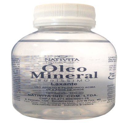 Óleo Mineral 100mL