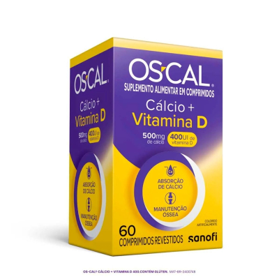 Os Cal D Mobility 500mg+400UI 60 Comprimidos