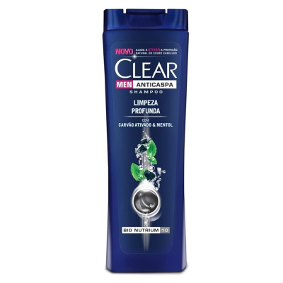 Shampoo Clear Men 400mL Limpeza Profunda