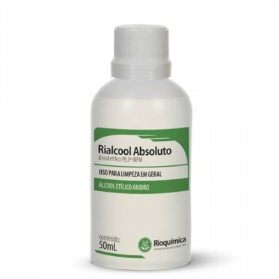 Alcool Absoluto 50mL Rioquimica