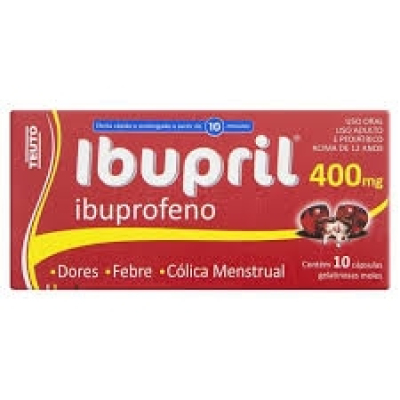 Ibupril 400mg 10 Cápsulas Gel