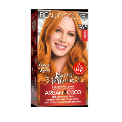 Tintura Beauty Color Vermelho 96.44 Ruivo Claro Indecifrável