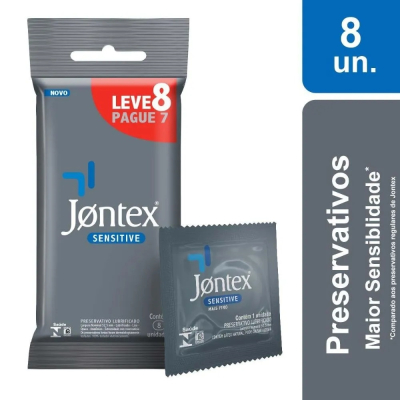Preservativo Jontex Sensitive 8 Unidades