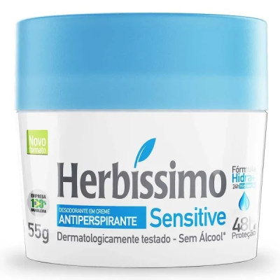 Desodorante Herbissimo Creme 55g Sensitive