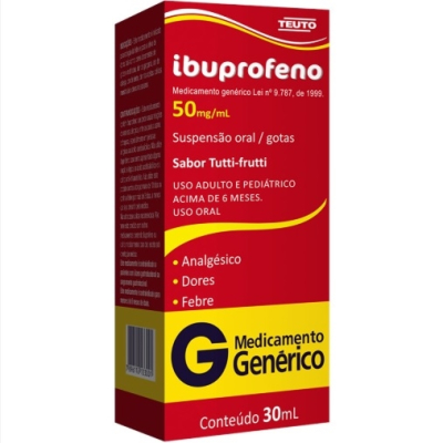 Ibuprofeno 50mg Gotas 30mL