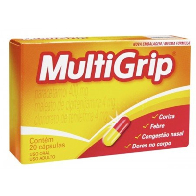 Multigrip 20 Cápsulas