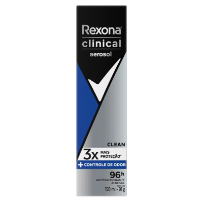 Desodorante Rexona Clinical Aerosol Men 150mL Clean 