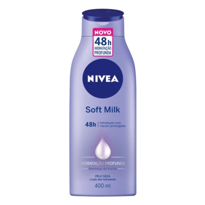 Loção Hidratante Nivea 400mL Soft Milk