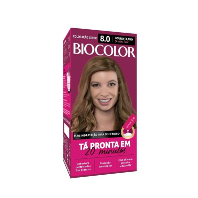 Tintura Biocolor Mini Kit 8.0 Louro Claro 