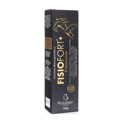 Pomada Massag Fisiofort 150g Preta