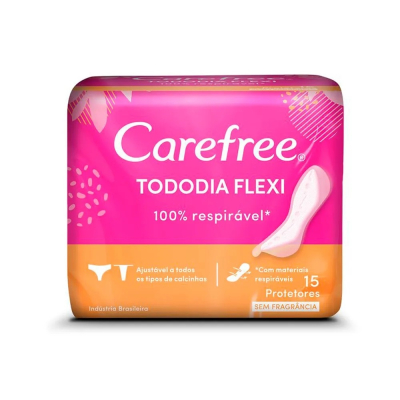 Carefree 15 Unidades Flex Sem Fragrância