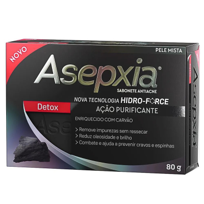 Asepxia Sabonete Detox 80g