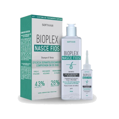 Bioplex Nasce Fios 300+60mL Shampoo+Tônico