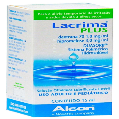 Lacrima Plus Solução Oftálmica 15mL