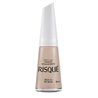 Esmalte Risque Cremoso 8mL Bege Eu Me Beija