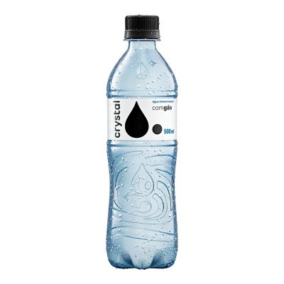 Água Mineral Crystal com Gas 500mL