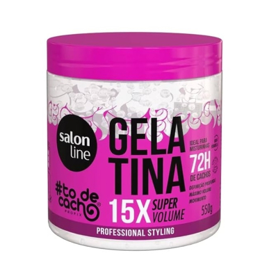Gelatina Tô de Cacho 550g Super Volume