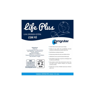 Luva Cirurgica 7,5 1 Par