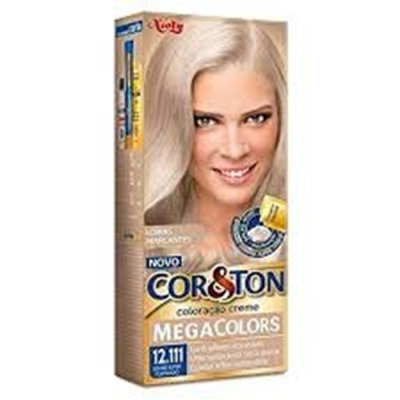 Tintura Cor e Ton Megacolors 12.111 Louro Super Platinado