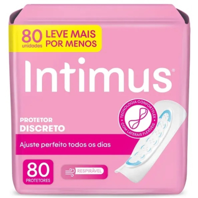Protetor Diário Intimus 80 Unidades Flexi