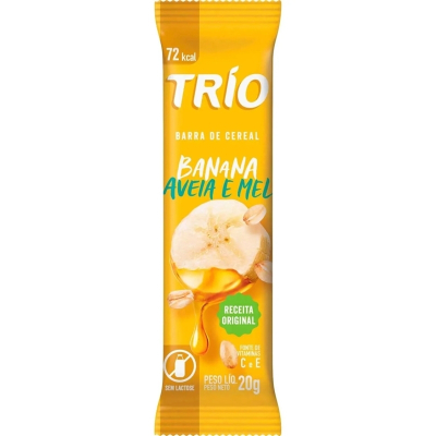 Trio 1 Unidade Banana/Aveia/Mel 20g