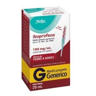 Ibuprofeno 100mg Gotas 20mL