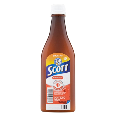 Emulsão Scott 400mL Morango