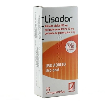 Lisador 16 Comprimidos