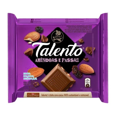 Talento Amêndoas/Passas 85g